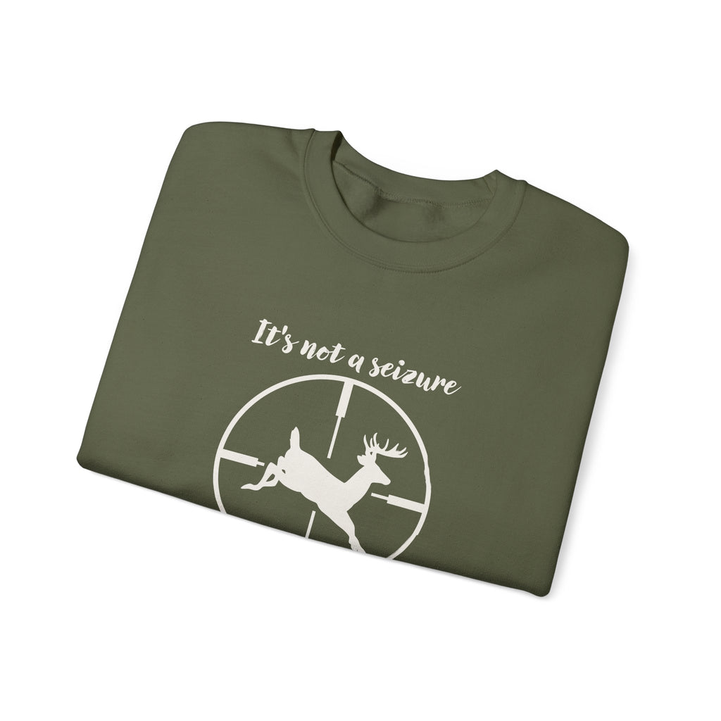 Buck Fever Leaping Buck Crewneck Sweatshirt