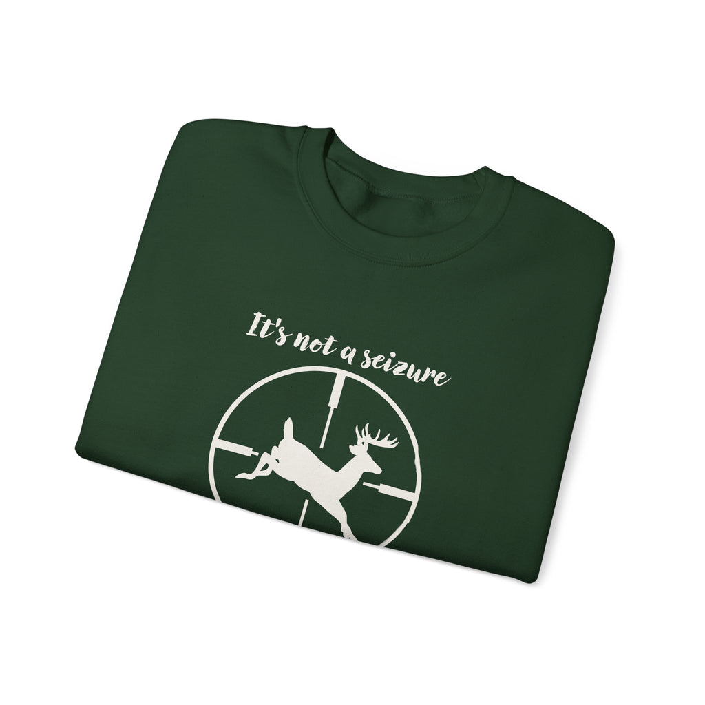 Buck Fever Leaping Buck Crewneck Sweatshirt